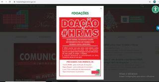 De lona a água mineral: em estado crítico de ocupação de leitos, HRMS pede doações