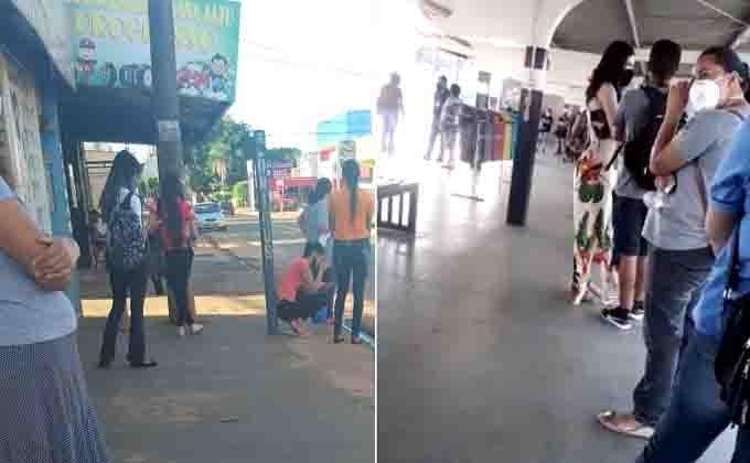 Consórcio Guaicurus desrespeita decreto municipal e ônibus têm passageiros 'até o talo'
