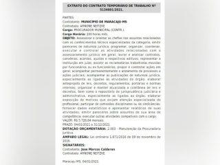 Com quatro à disposição, prefeito de Maracaju coloca comissionado para cargo efetivo