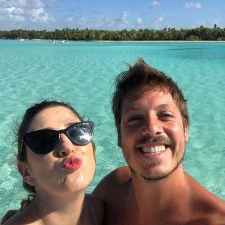 Dani Calabresa e Fábio Porchart curtem férias de casal em Punta Cana