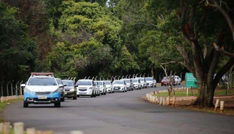 PM blinda Reinaldo na Governadoria contra protesto de motoristas por ICMS da gasolina