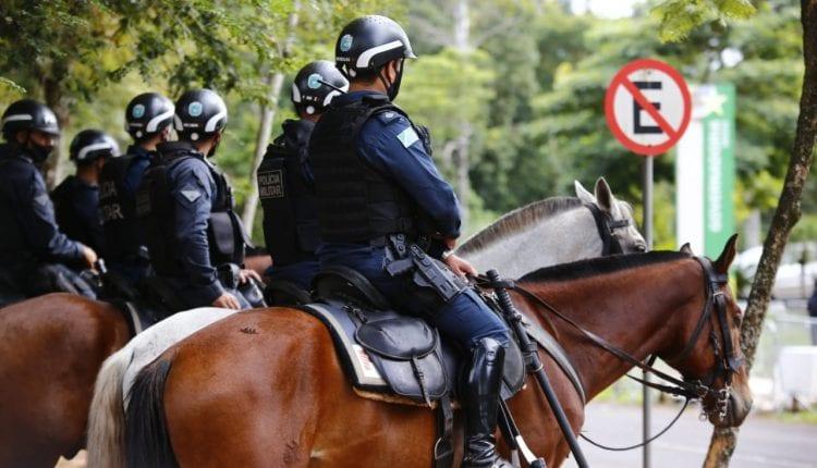 PM blinda Reinaldo na Governadoria contra protesto de motoristas por ICMS da gasolina