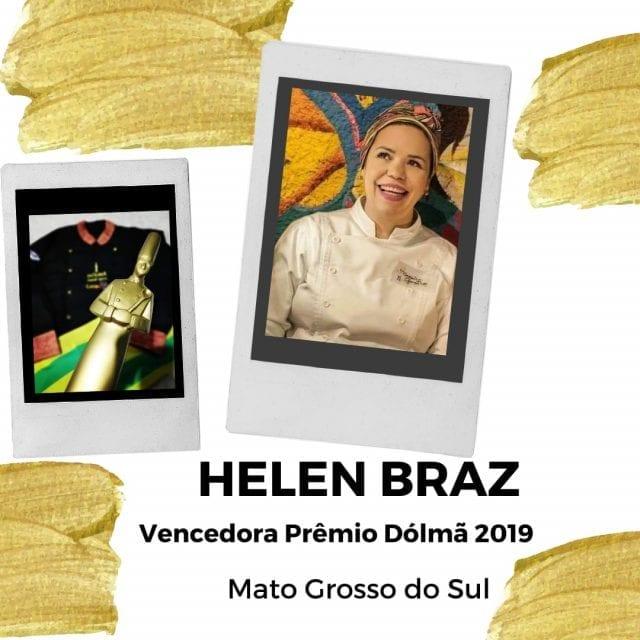 Chefe de Campo Grande, Helen Braz vence Prêmio Dólmã, Oscar da Gastronomia