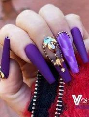 Nail Arts com aplicação