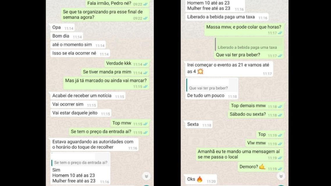 'Sabadão tem baile':  Jovens marcam festas pelo whats e ignoram caos da pandemia