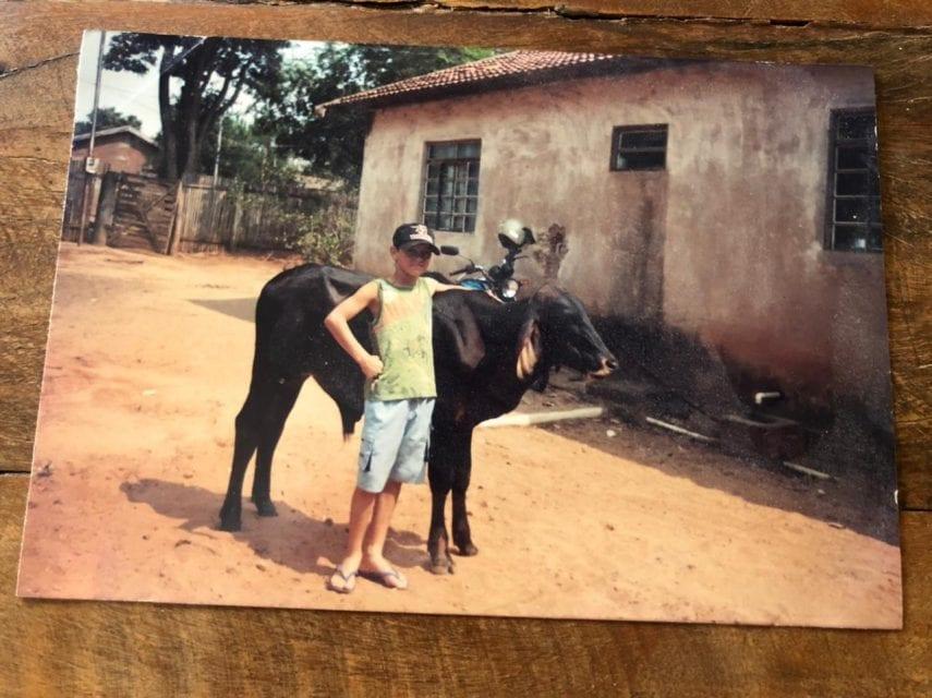 José Vitor montava desde criança (Foto: Arquivo Pessoal)