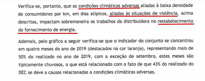 Energisa justifica quedas de energia a clima e até violência para recorrer de multa de R$ 3,4 milhões