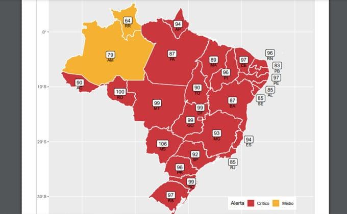 MS tem maior taxa de ocupação de UTIs do país e Fiocruz orienta lockdown de 14 dias