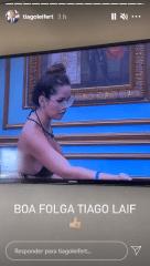Gente como a gente: Tiago Leifert vibra ao ganhar folga do BBB 21
