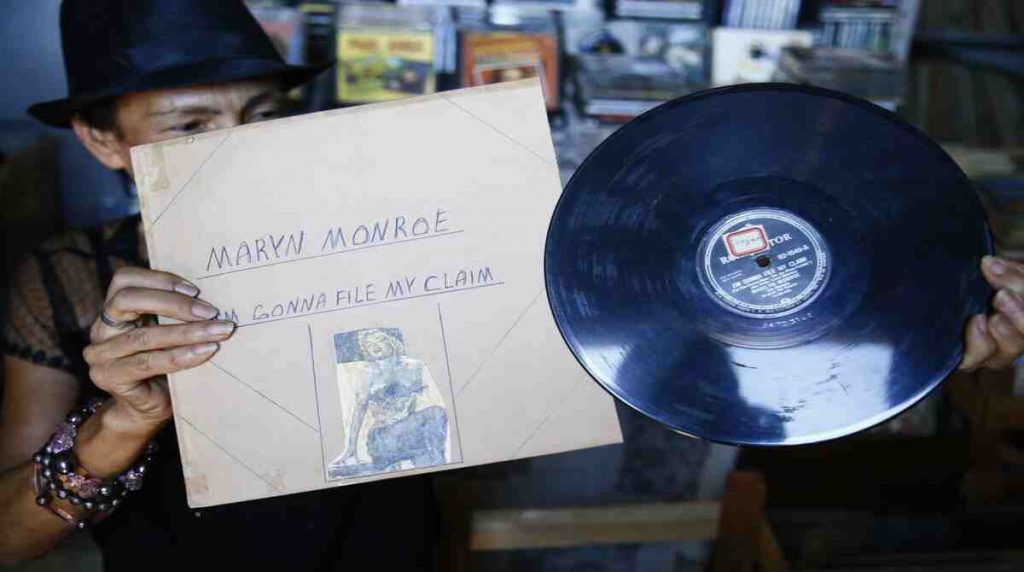 Vinil de Marilyn Monroe da coleção