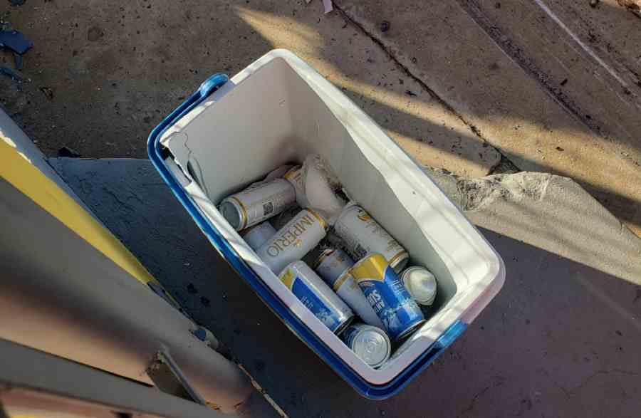 Cerveja estava no veículo do motorista