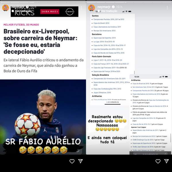 neymar stories