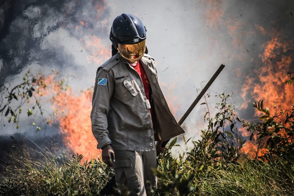 Incêndio em vegetação, Incêndio em terreno baldio, queimadas, fogo