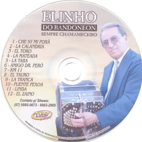 Elinho pioneiro no chamamé