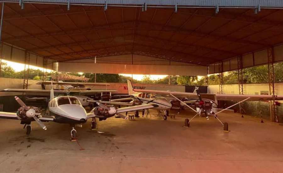 Aviões eram usados no tráfico