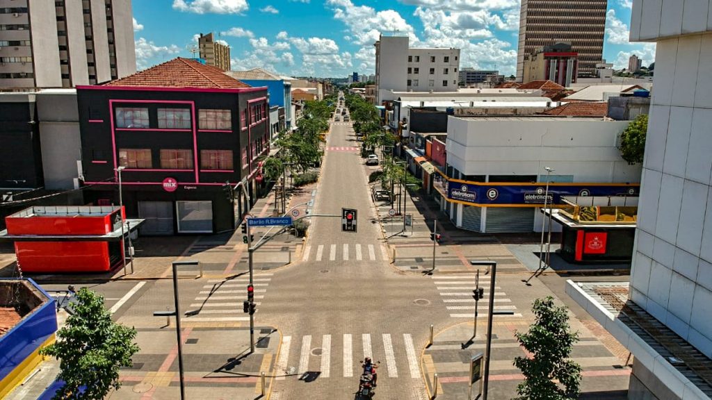 Centro da cidade revitalizado