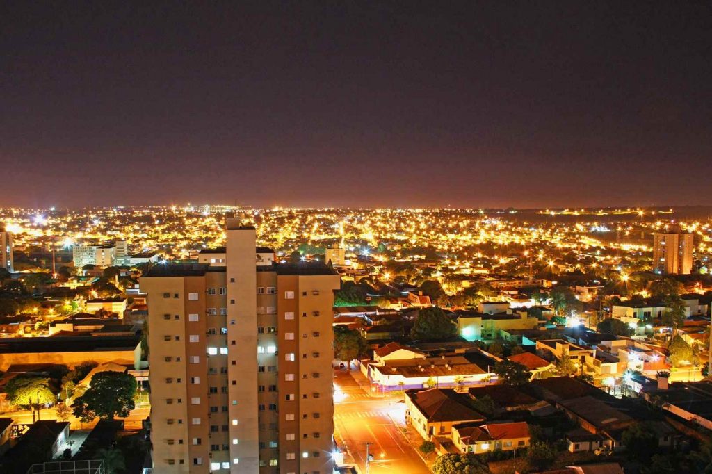 Vista noturna, luz de Led pode mudar paisagem