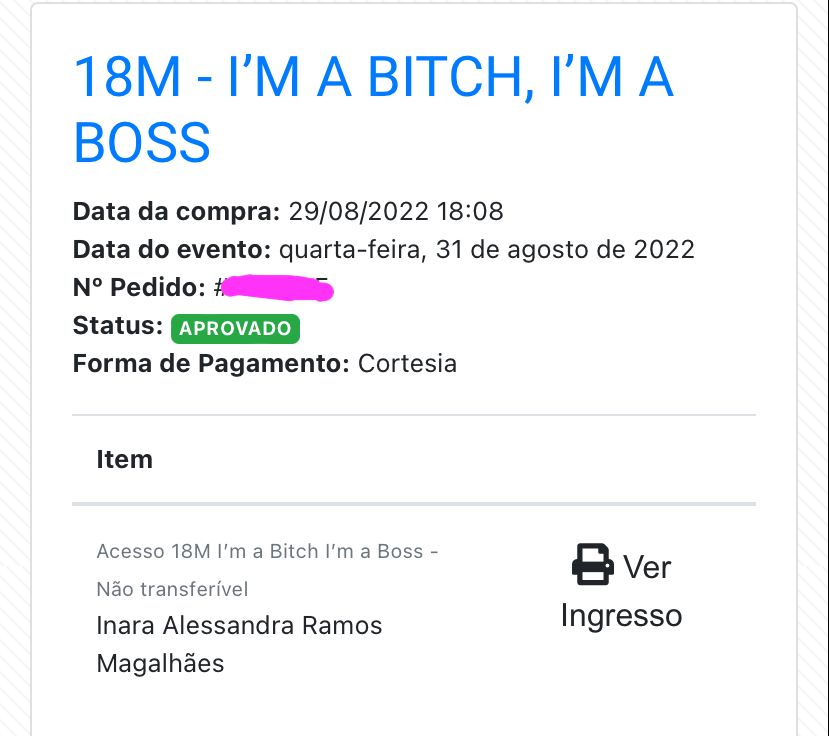 Convite para o evento