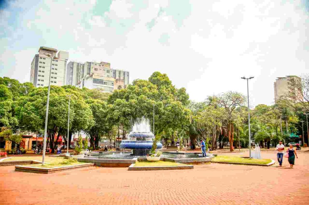 Campo Grande, Praça Ary Coelho, história da praça Ary Coelho