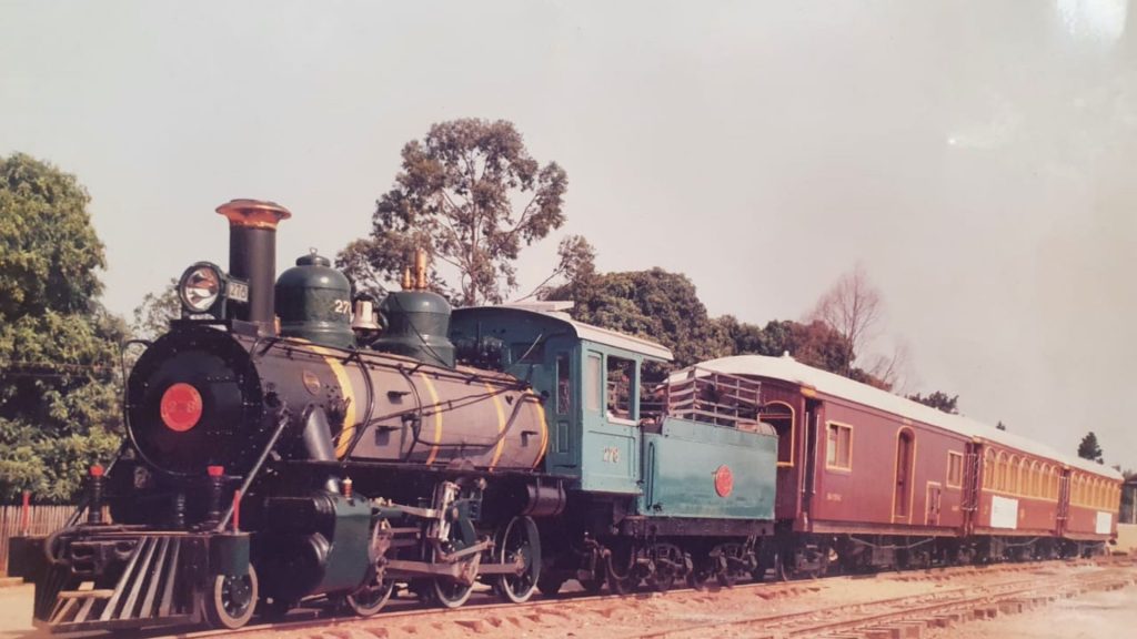Trem em atividade em Mato Grosso do Sul. Foto: Afapedi/Arquivo