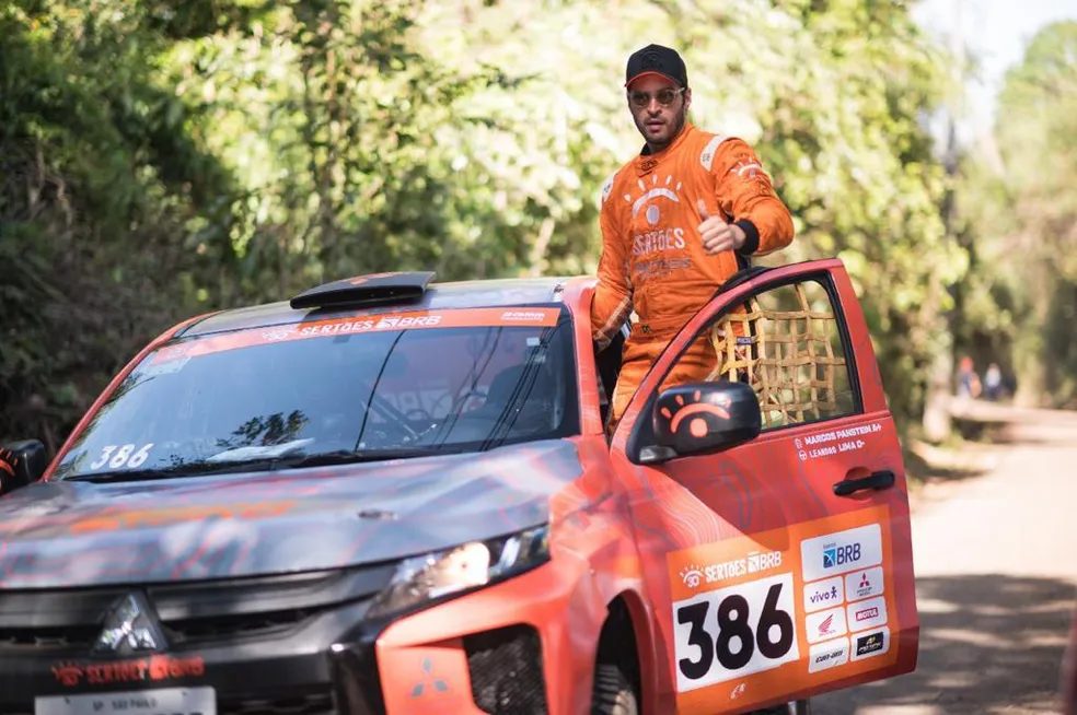 Leandro Lima participa de rally — Foto: Divulgação