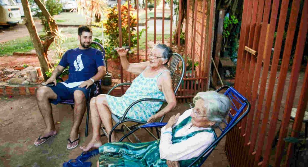 família cresceu no bairro