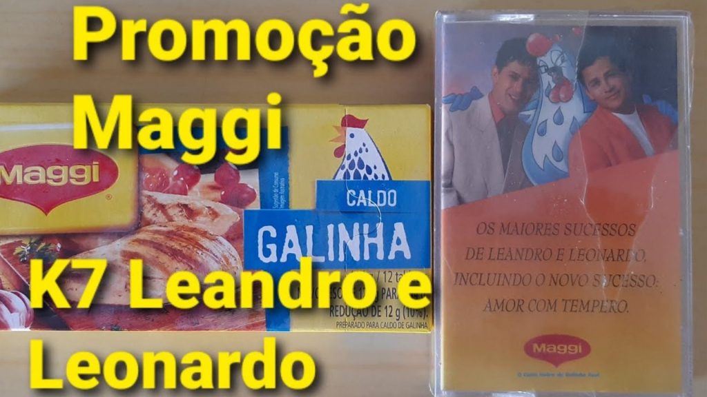 Marca de caldo de galinha chegou a fazer promoção com cantores sertanejos. Foto: Internet/Reprodução
