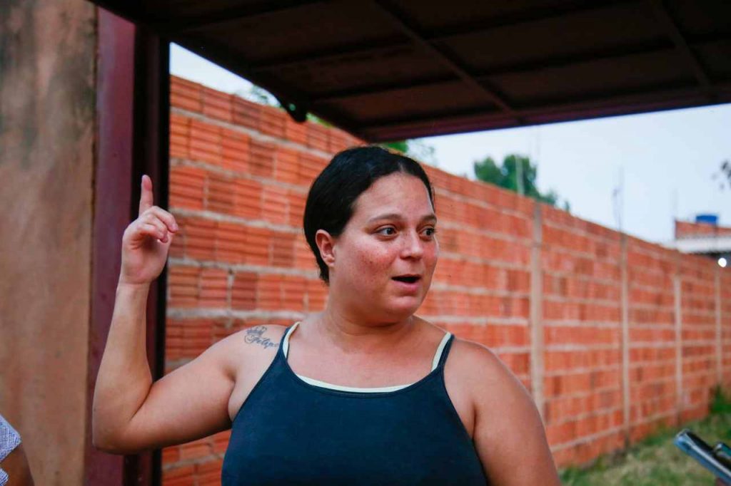 Jardim Columbia, chuva, Campo Grande, asfalto