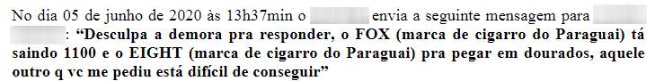 Policial militar conversa com contrabandista
