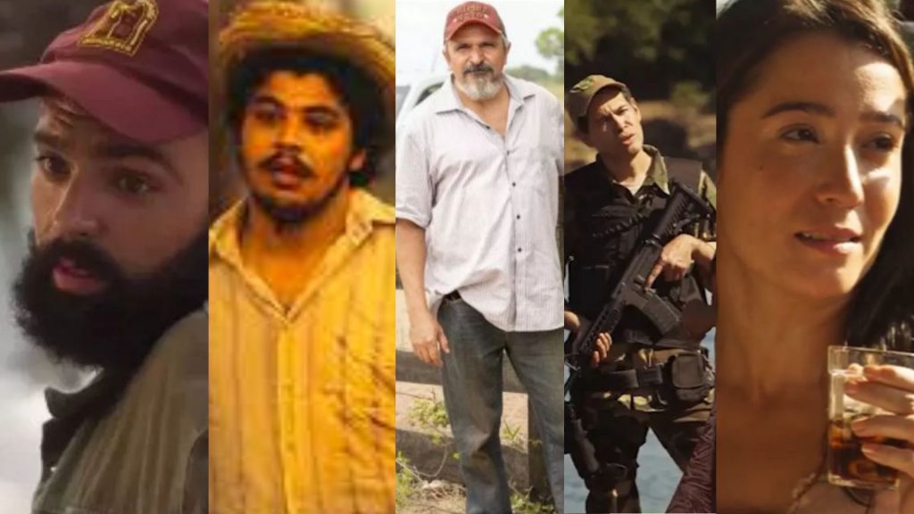 Na ordem, da esquerda para a direita: André Tristão, Tero Queiroz, Espedito Di Montebranco, Bruno Moser e Ligia Prieto - (Fotos: TV Globo)