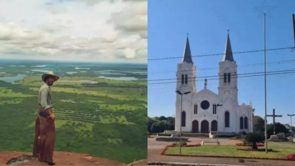 "Vacilos" da novela "Pantanal" com Aquidauana deixam os moradores chateados - (Fotos: TV Globo e Divulgação)