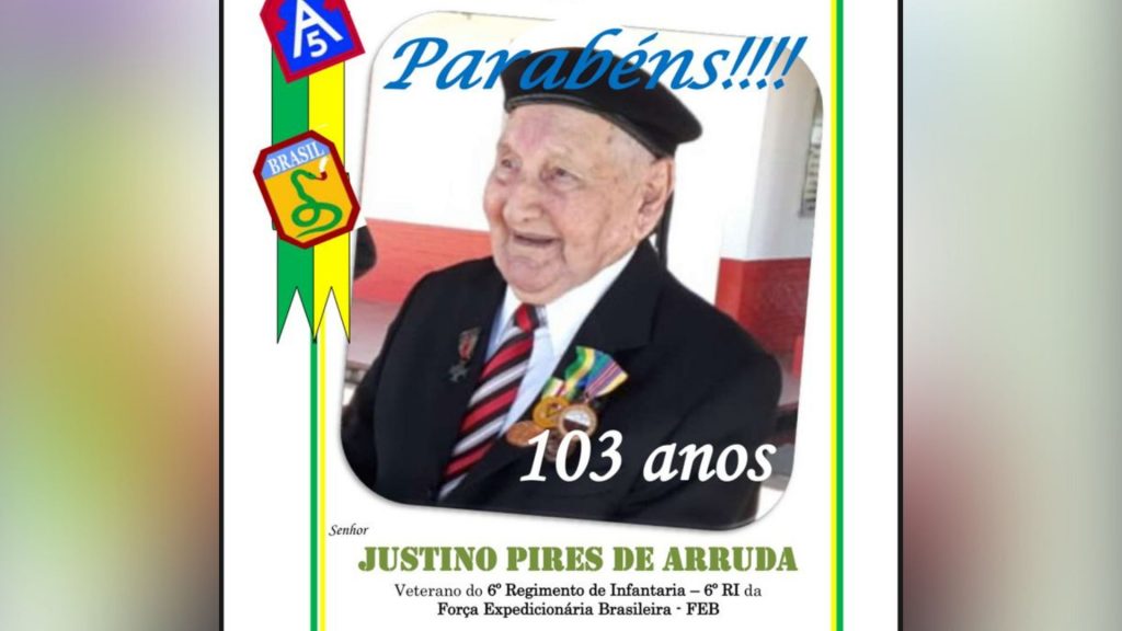 Homenagem do Exército ocorreu na última segunda-feira (12). Foto: Redes Sociais/Reprodução