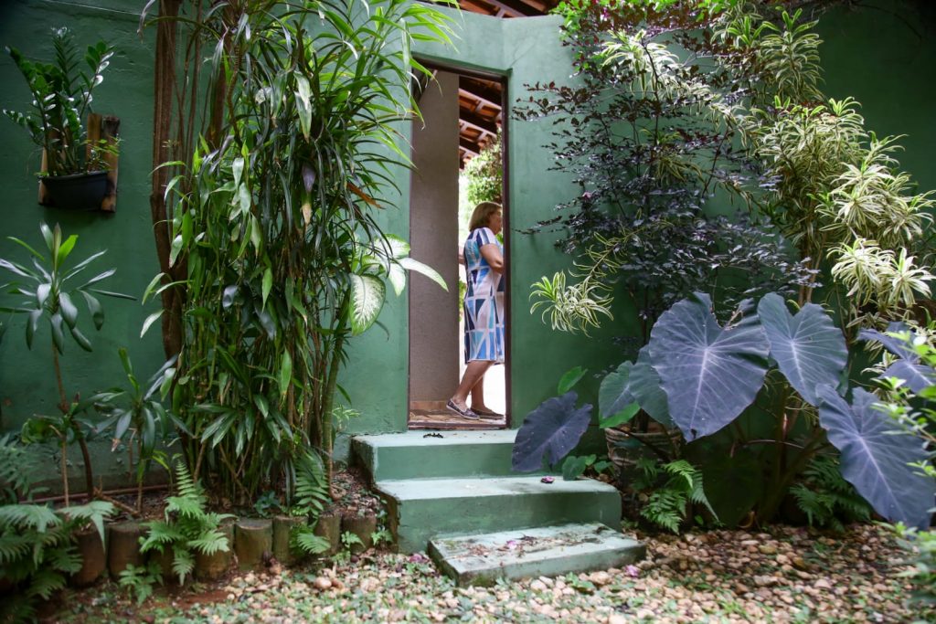 Diadema abriu a portas e mostrou plantações que fez no local. Foto: Nathalia Alcântara/Jornal Midiamax