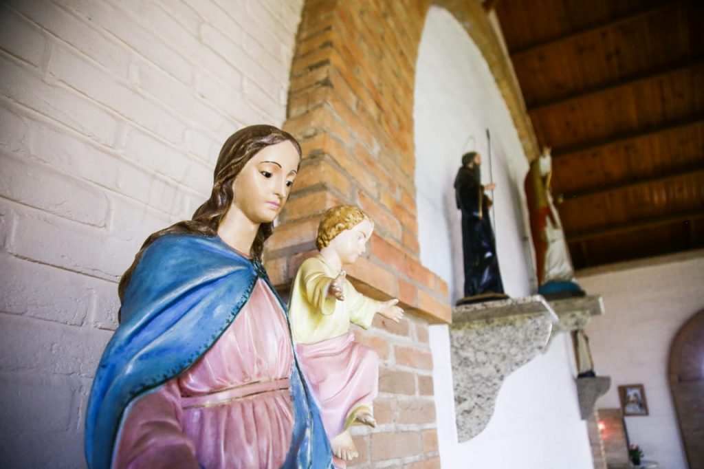 Detalhe da capela. Foto: Henrique Arakaki/Jornal Midiamax