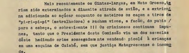 Trecho do Relatório Figueiredo