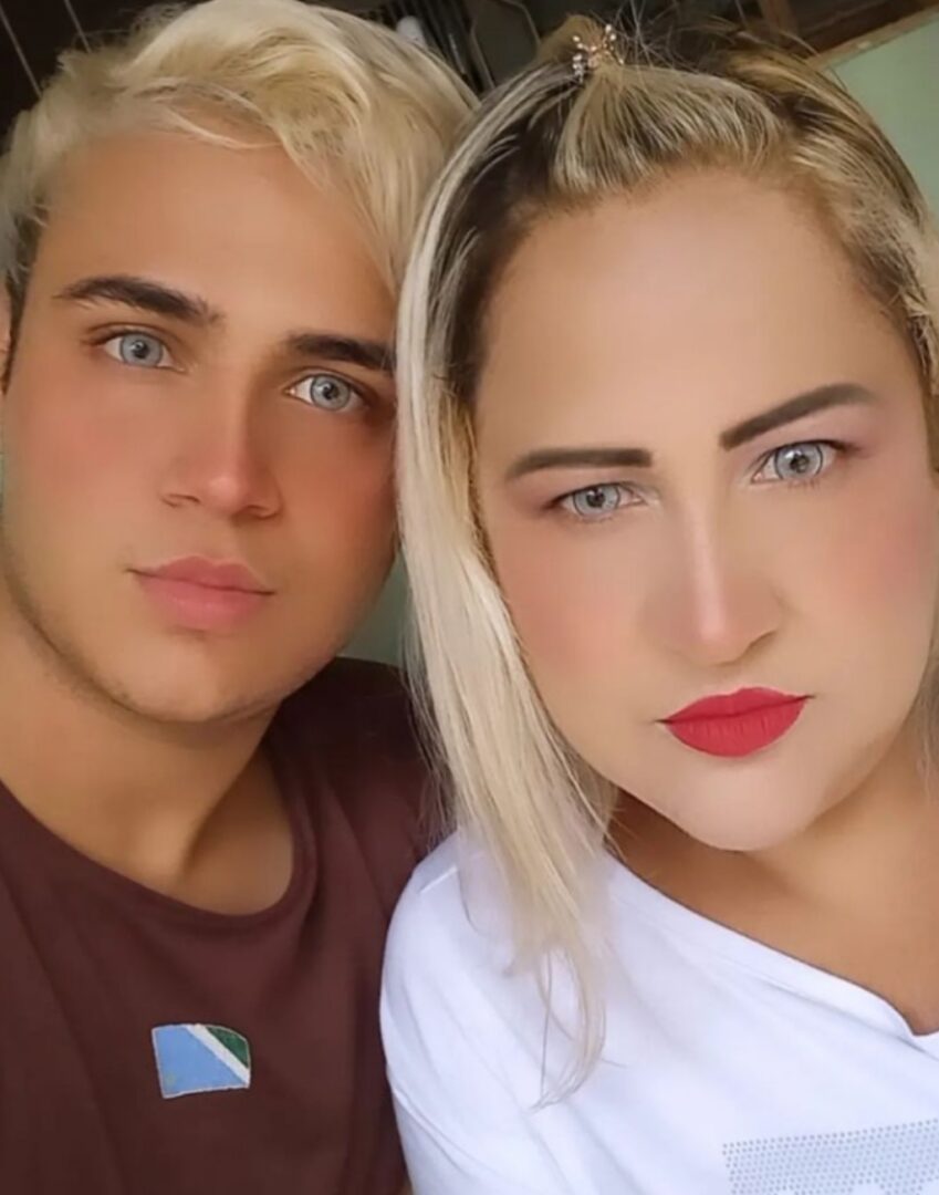 Ken Desumano e a mãe Cris - (Foto: Arquivo Pessoal)