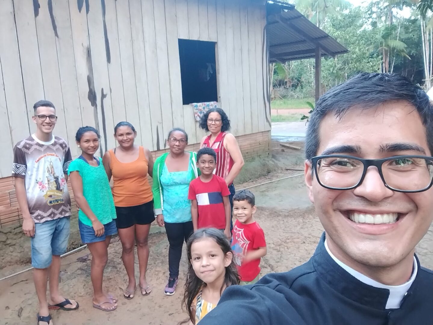 Lucas em missão na Amazônia. Foto: Arquivo Pessoal