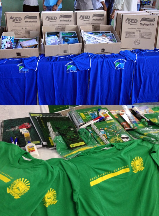 Uniformes reais serviram de inspiração para a novela - (Fotos: Governo de MS)