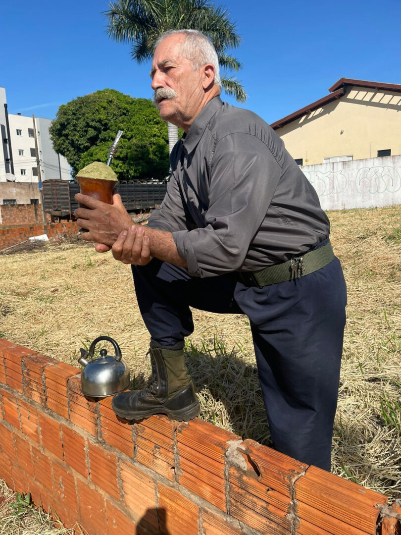 Gaúcho diz que gosta de tomar cidade e admirar a cidade. Foto: Graziela Rezende/Jornal Midiamax