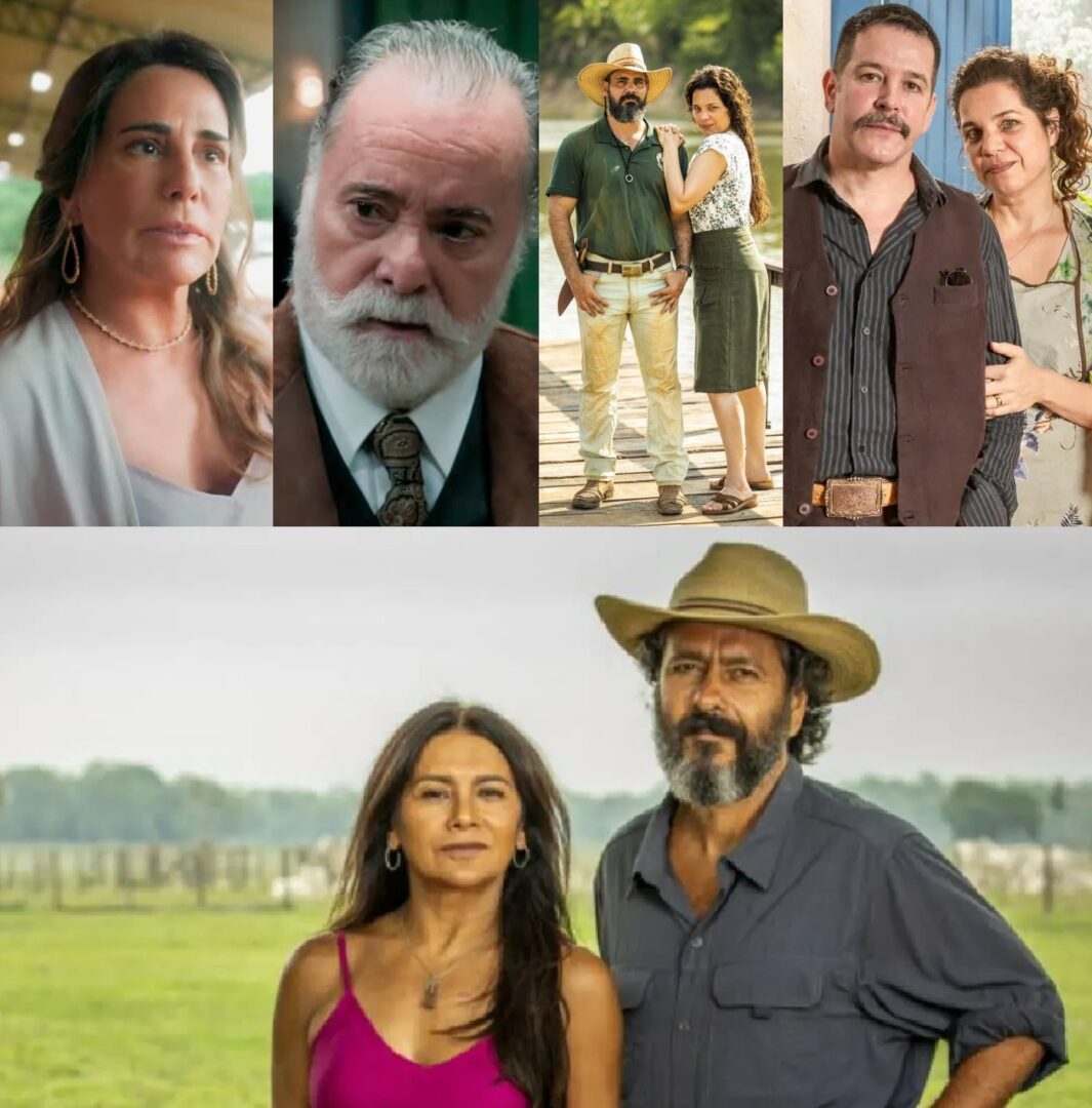 pantanal terra e paixão diferenças
Casais de "Pantanal" e "Terra e Paixão" - (Fotos: TV Globo)