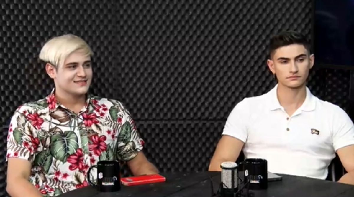 Luan e Willian se reuniram em podcast do Midiamax em 2022 - (Foto: Reprodução) kens ken de cg ken humano de campo grande