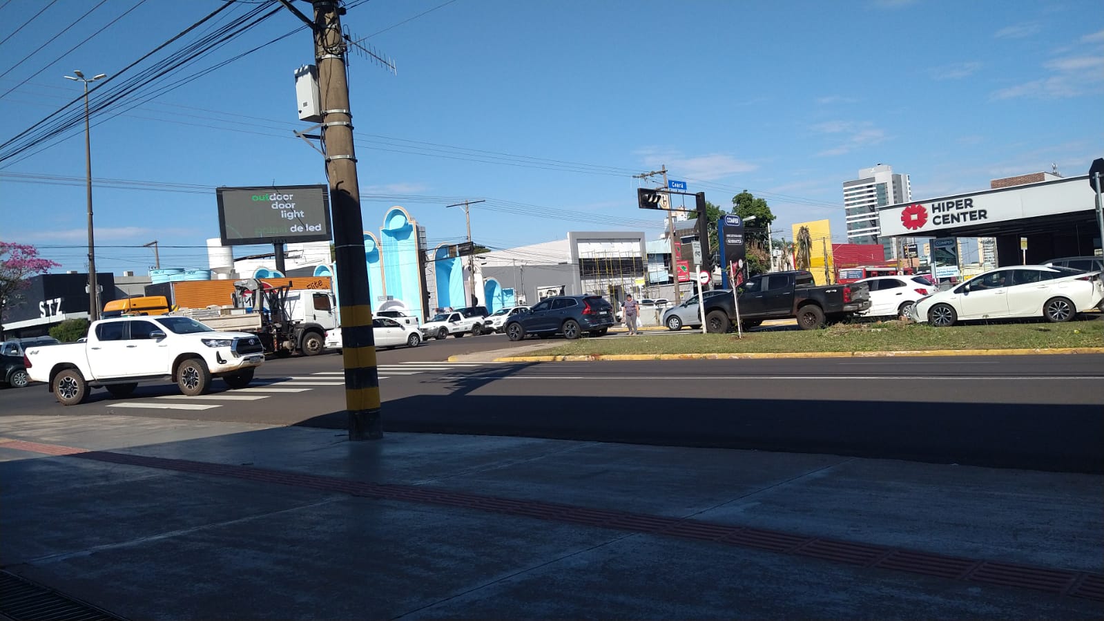 Semáforo desligado