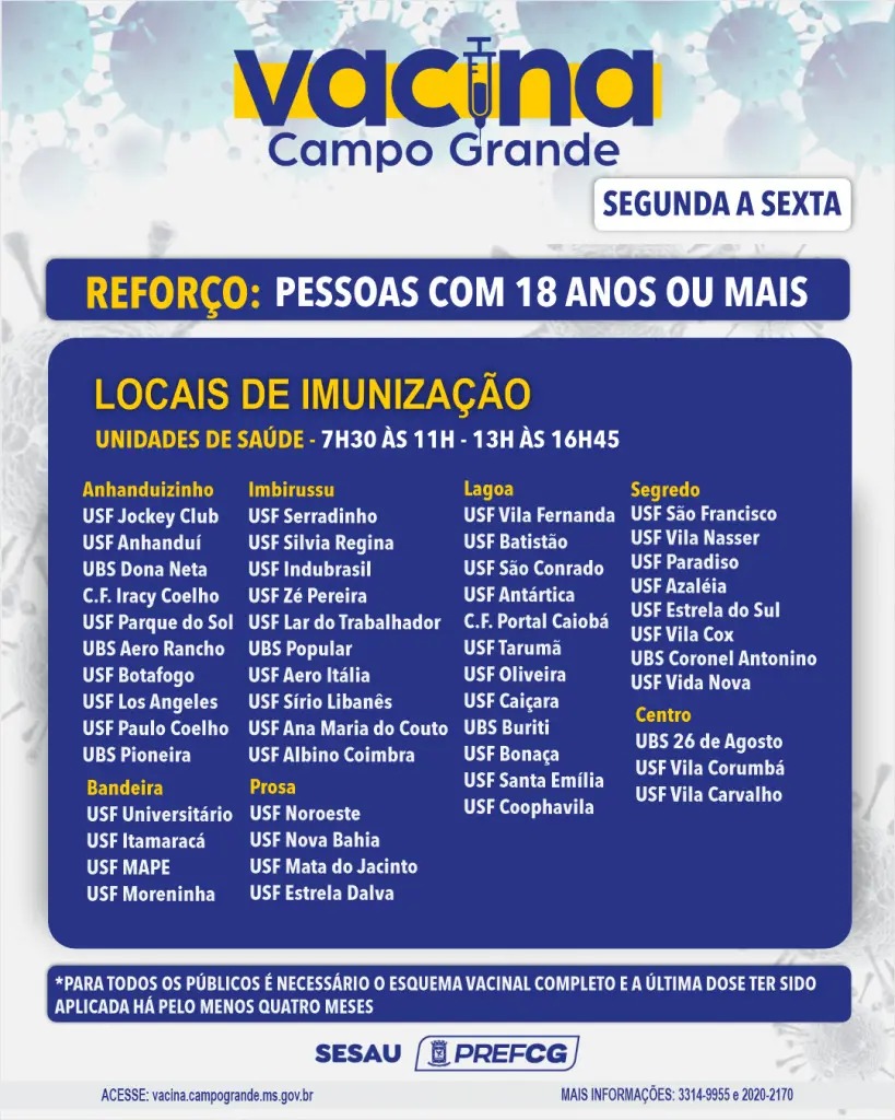 Vacina em Campo Grande