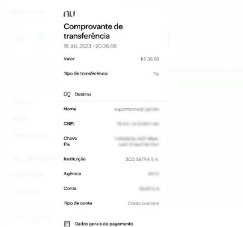 comprovante