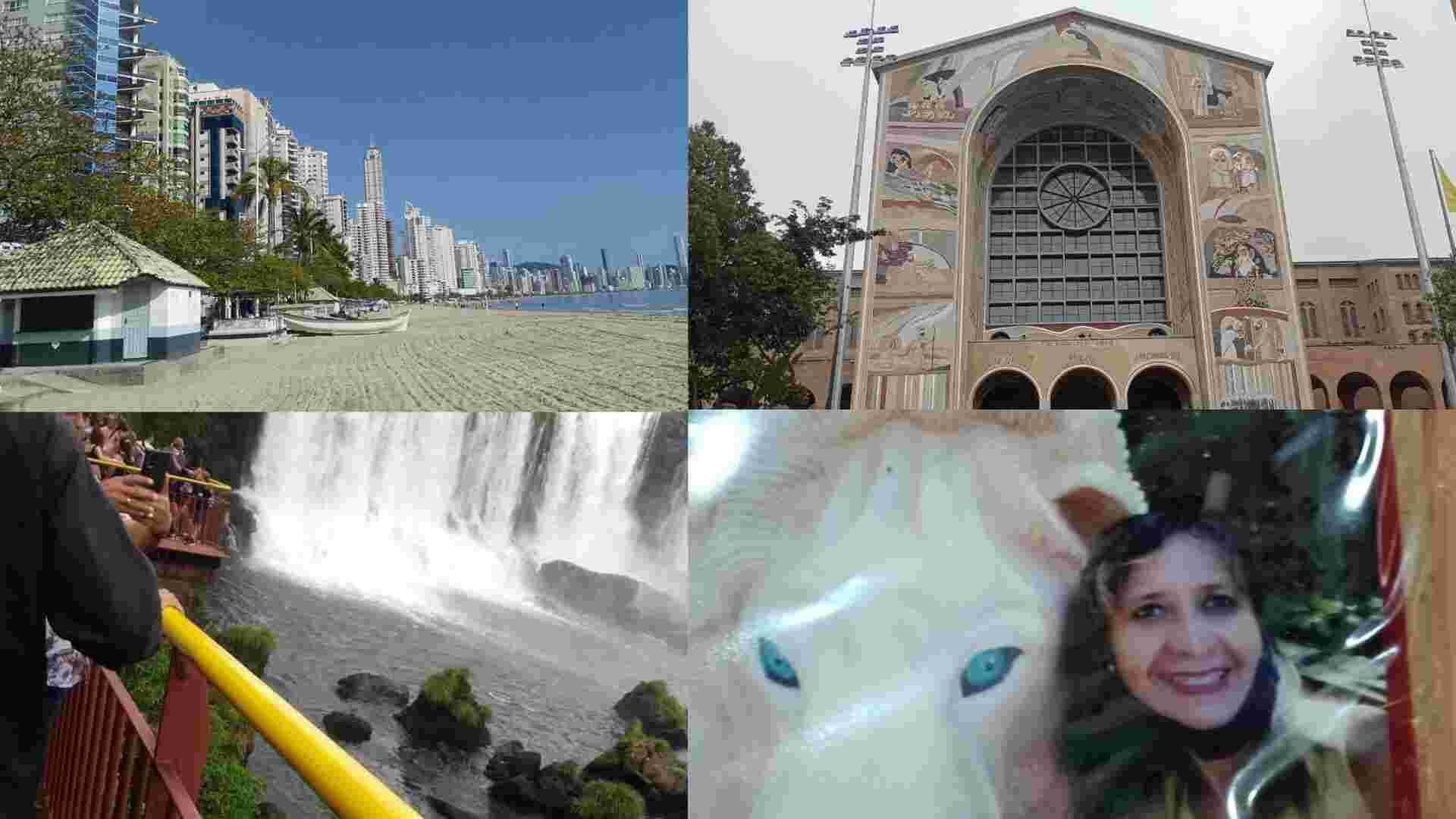 Ironilda gosta de tirar muitas fotos nas viagens. (Joel Gonçalves/Arquivo Pessoal)