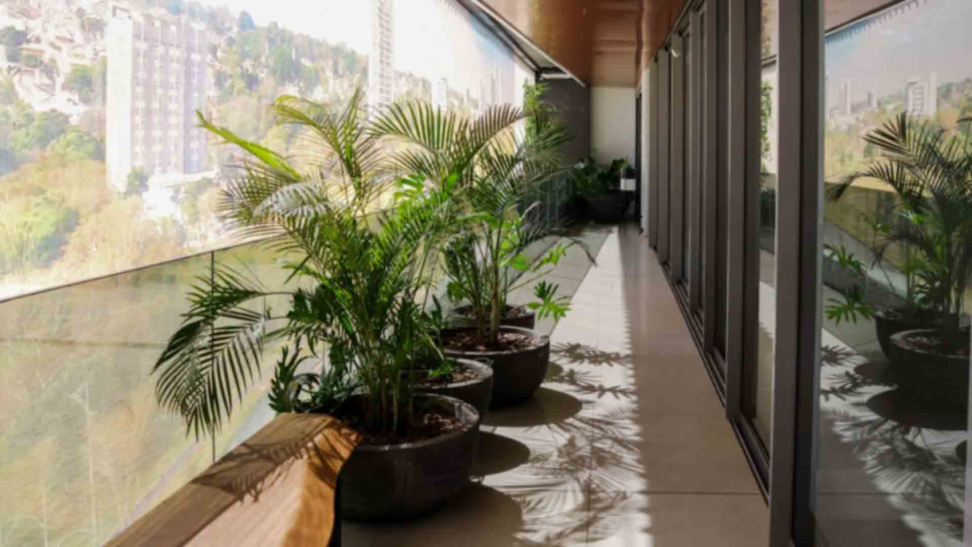 Sacada de apartamento de luxo