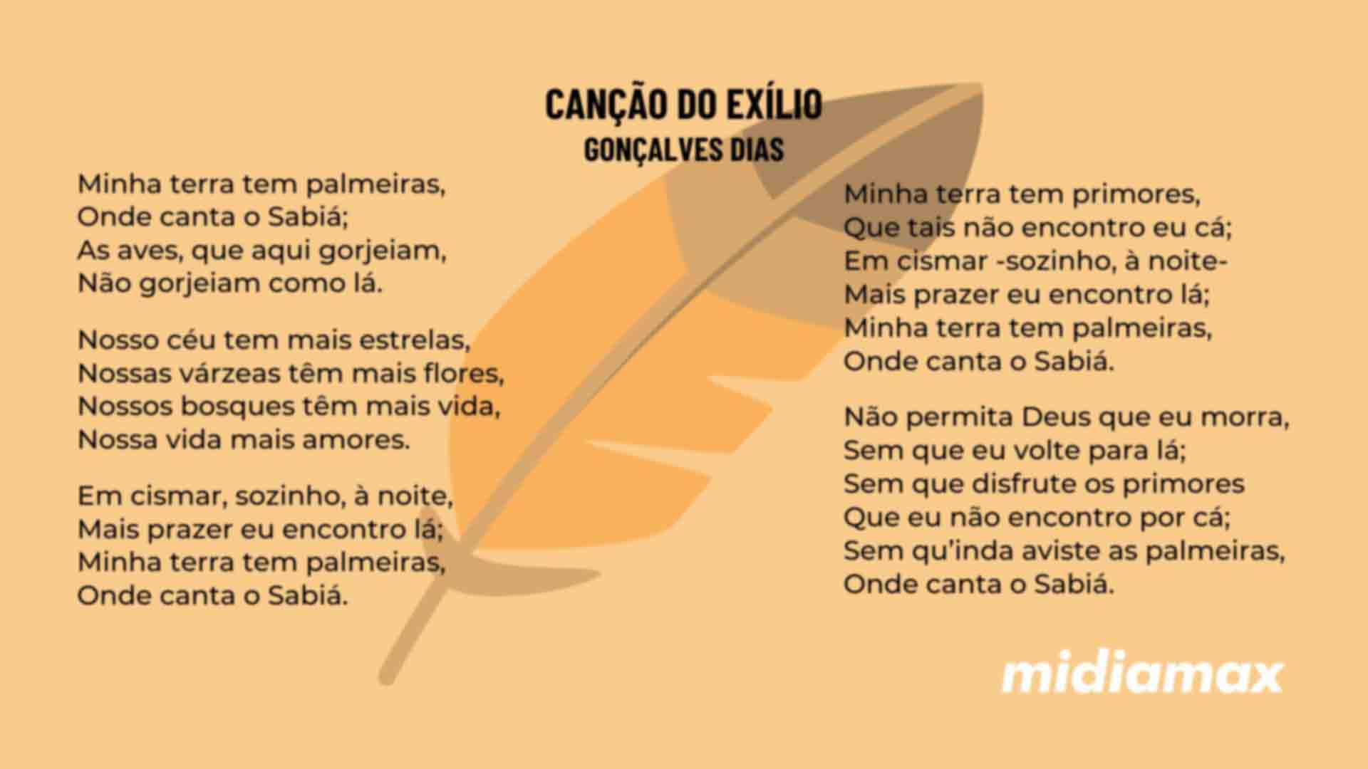 Canção do Exílio de Gonçalves Dias eterniza o sabiá. (Madu Livramento, Midiamax)