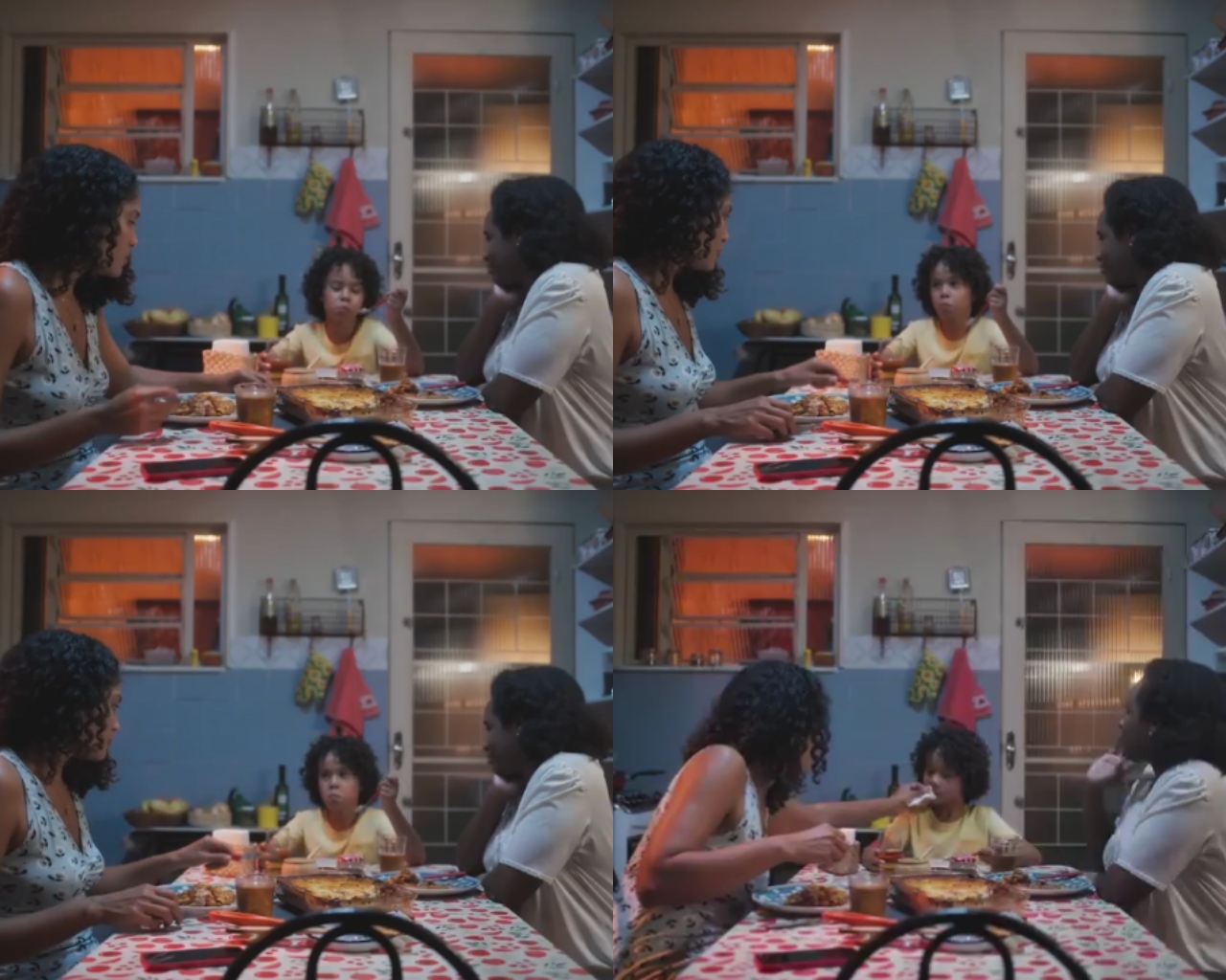 Era sopa paraguaia o prato sobre a mesa? - (Fotos: TV Globo, Reprodução)