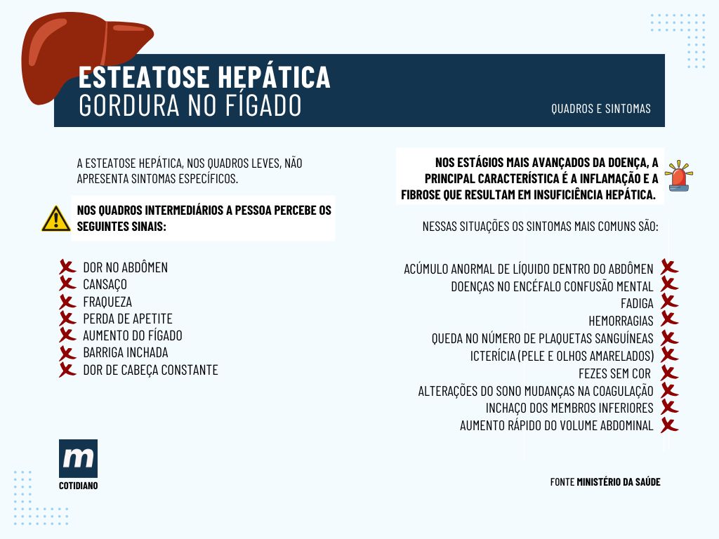 gordura no fígado esteatose hepática cirrose