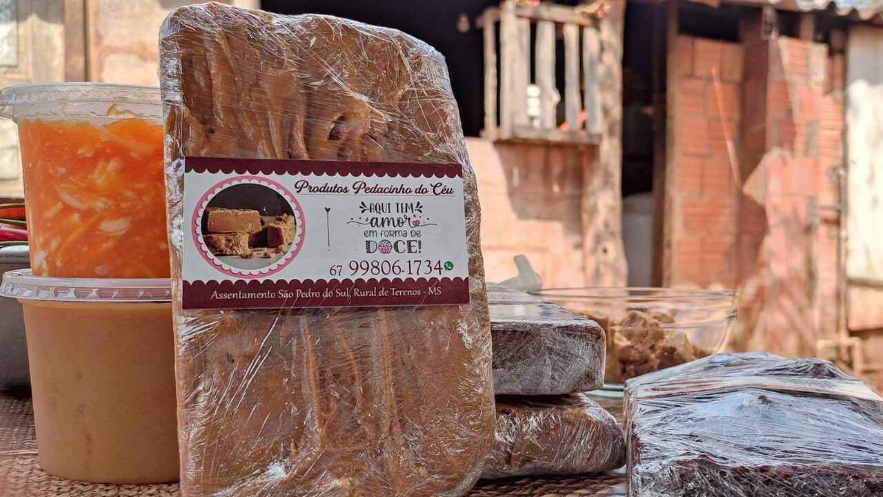 Doces de leite 'Pedacinho do céu' 